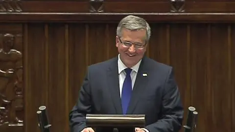 Bronisław Komorowski w sejmie