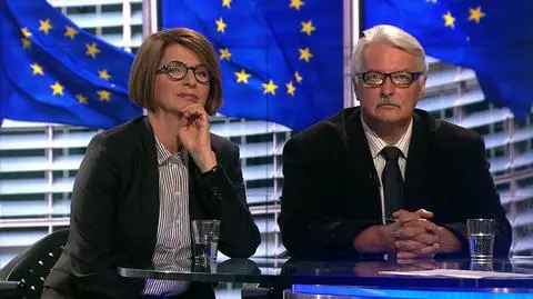 Julia Pitera i Witold Waszyczkowski w "Faktach po Faktach"