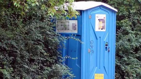 Ukradł kabinę WC i wystawił na aukcję