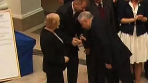 Jarosław Kaczyński na konwencji wyborczej