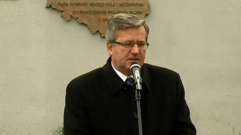 Komorowski uważa, że stan wojenny był złem