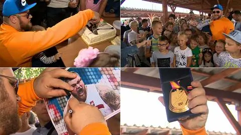 Paweł Fajdek spotkał się z kibicami 