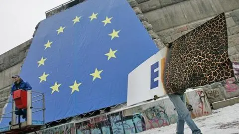 Spłonęła flaga UE. "To flaga okupanta"