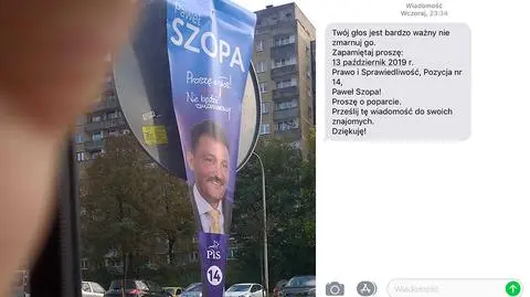 Kampania wyborcza Pawła Szopy z PiS