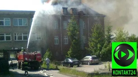 Płonął szpital. Pacjentów ewakuowano