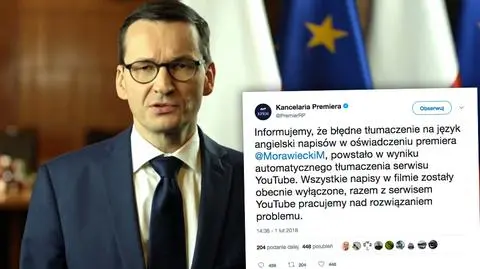 Mateusz Morawiecki wygłosił specjalne orędzie na temat ustawy o IPN