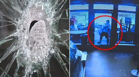 Mężczyzna wybił szyby w lokalu i uciekł 