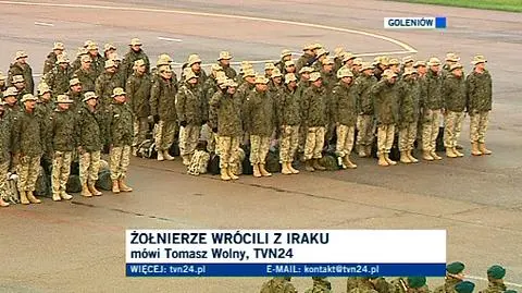 Żołnierze wrócili z Iraku