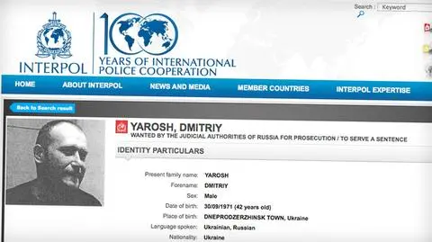 Lider Prawego Sektora ścigany przez Interpol. "Ukraina go nie wyda"   