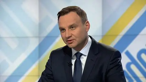 Andrzej Duda w "Jeden na jeden" 