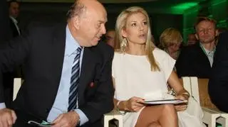 Grzegorz Lato i Izabela Łukomska-Pyżalska