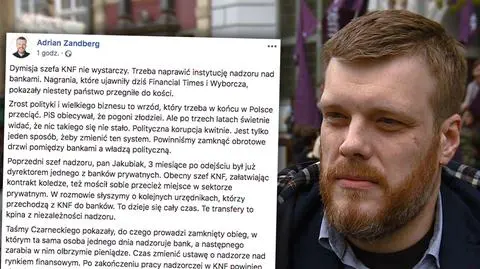 Fragment rozmowy szefa KNF Chrzanowskiego i bankiera Czarneckiego