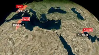 W piątek zamachów dokonano we Francji, Tunezji i Kuwejcie
