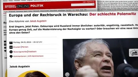 Tekst w "Spiegel Online" skomentował gość programu "Świat", Włodzimierz Cimoszewicz