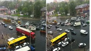 Na skrzyżowaniu panował chaos