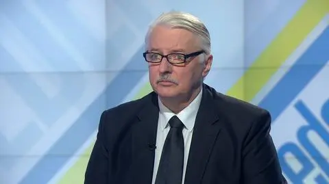 Witold Waszczykowski w "Jeden na jeden" w TVN24