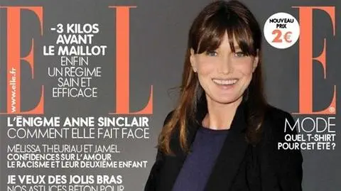 Carla Bruni z brzuszkiem. To Photoshop?