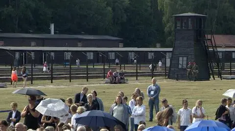 Ważne słowa prezydenta Niemiec w obozie koncentracyjnym Stutthof 