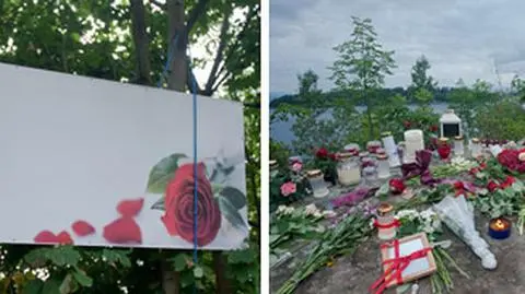 "Zostały znicze i resztki policyjnych taśm"