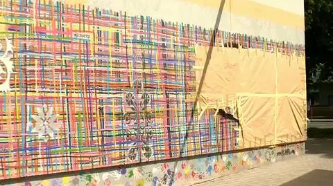 Mural wielokulturowy w Białymstoku znowu zniszczony