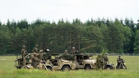 Żołnierze elitarnej jednostki specjalnej KSK Kommando Spezialkraefte