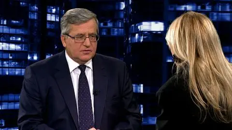 Bronisław Komorowski w "Kropce nad i"