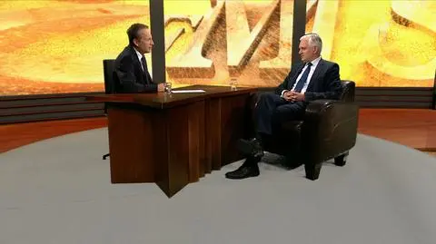Jarosław Gowin był gościem "Piaskiem po oczach"w TVN24