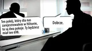 Posługiwali się umówionym kodem