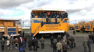 Tak wygląda przód BiełAZ-a 75710