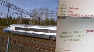 Pendolino rozpędził się do 270 km/h