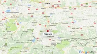 Do wypadku doszło w Rdzawce (Małopolska)