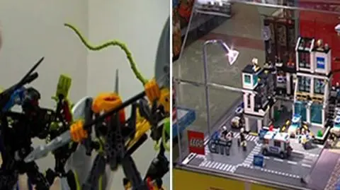 Duzi chłopcy i ich małe klocki