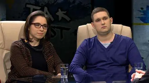 Katarzyna Szymielewicz i Dawid Kosiński w programie Tak Jest