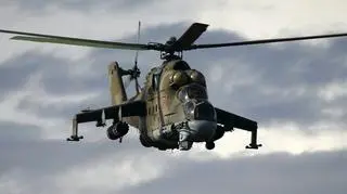 Rosyjskie śmigłowce Mi-24P mają zapewnić dodatkową ochronę baz przy granicy z Afganistanem
