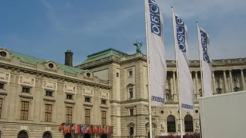 OBWE monitoruje przestrzeganie tzw. układów mińskich. Na nagraniu rosyjska baza w Donbasie