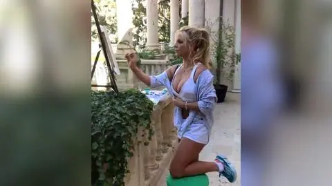 Britney Spears namalowała obraz. Sprzedała go za 10 tysięcy dolarów