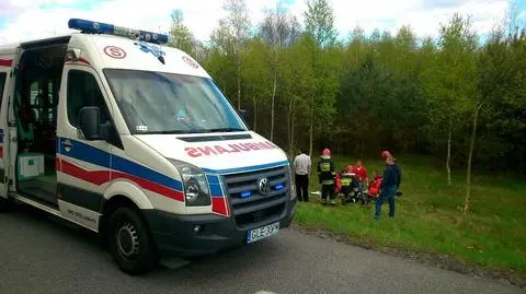 Wypadek w Pogorzelicach