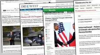 Zachodnia prasa zuwagą odnotowuje słowa Baracka Obamy wypowiedziane w Polsce
