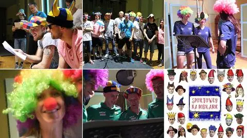 Sportowcy chętnie wzięli udział w akcji Fundacji dr Clowna