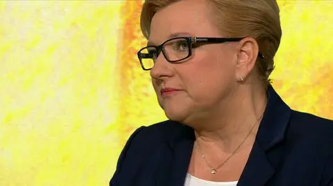 Beata Kempa w "Piaskiem po oczach"