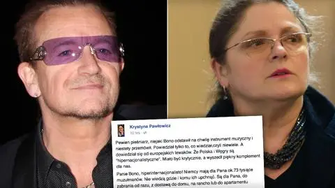 W swoim przemówieniu Bono wzywał senatorów do zwrócenia uwagi na światowy kryzys uchodźczy