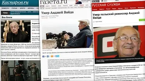 Rosyjska prasa o śmierci Andrzeja Wajdy