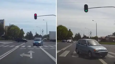 Kuriozalny manewr na skrzyżowaniu. "Powinna dostać mandat"