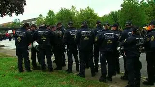 Protest przeciwników Merkel
