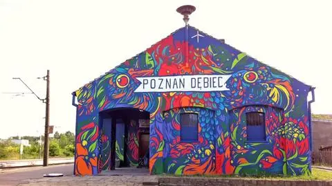 Poznaniacy pomalowali dworzec 