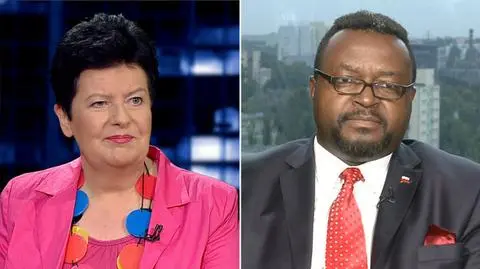 Joanna Senyszyn i John Godson byli gośćmi "Kropki nad i"
