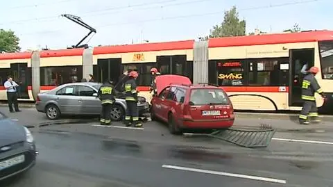 Stłuczka w al. Grunwaldzkiej
zablokowała tramwaje