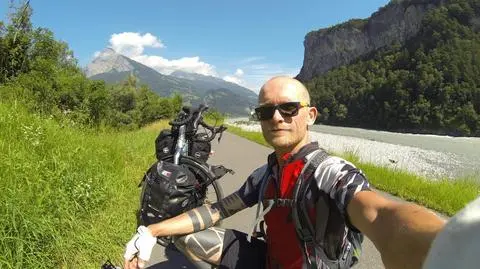Operator TVN24 wyruszył w samotną podróż na Mont Blanc