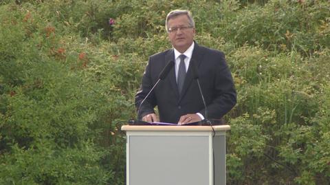 Przemówienie Bronisława Komorowskiego