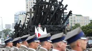 Commemorations at the Monument to the Fallen and Murdered in the East in Warsaw